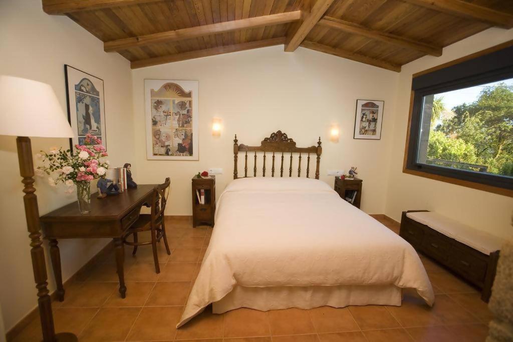 Gasthaus Casa De Afora Casa Con Piscina Y Jacuzzi Privados Santiago de Compostela Exterior foto
