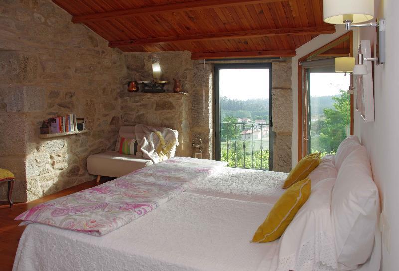 Gasthaus Casa De Afora Casa Con Piscina Y Jacuzzi Privados Santiago de Compostela Exterior foto